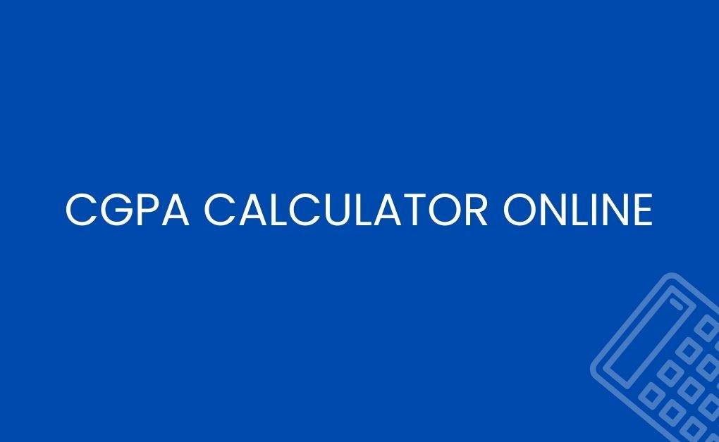 cgpa calculator