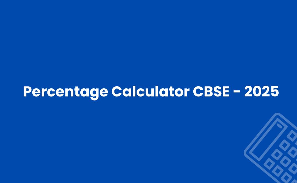 Percentage Calculator CBSE